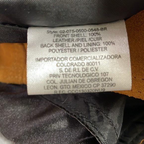 Roper Men’s Leather Vest Size Large 2Front Pockets Brown Snap Front Embroidered - Picture 13 of 13